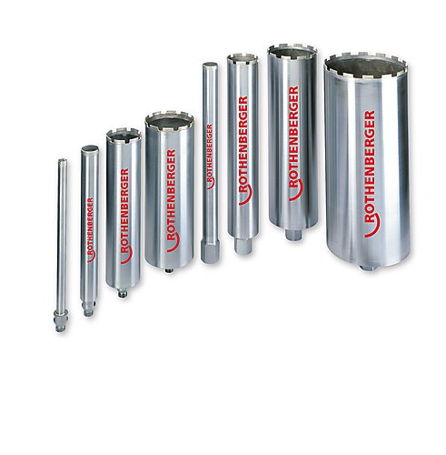 Rothenberger Accessoires FF44824 High Speed Plus Natuursteen gesoldeerde diamant-natboorkronen Ø 24 mm