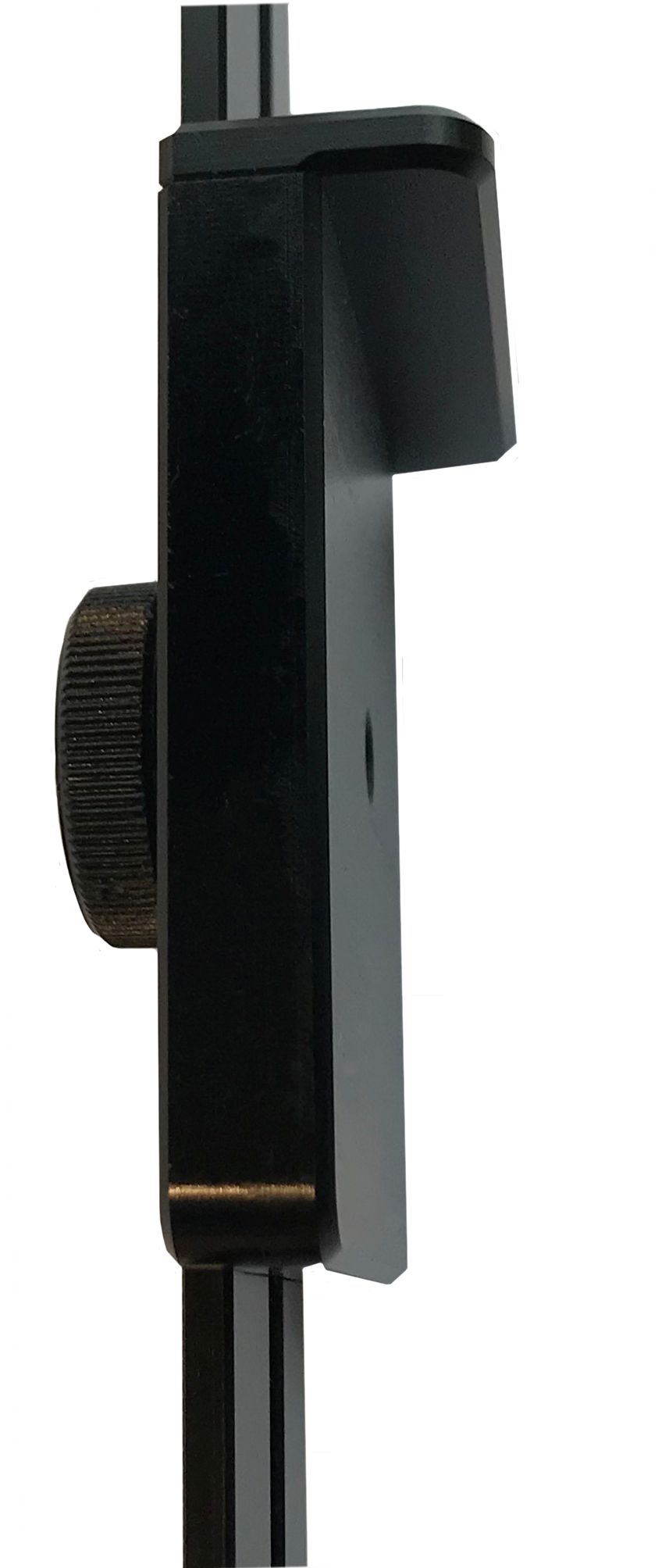 MIB 05057030 Afschrijfliniaal met aanslaghaak aluminium