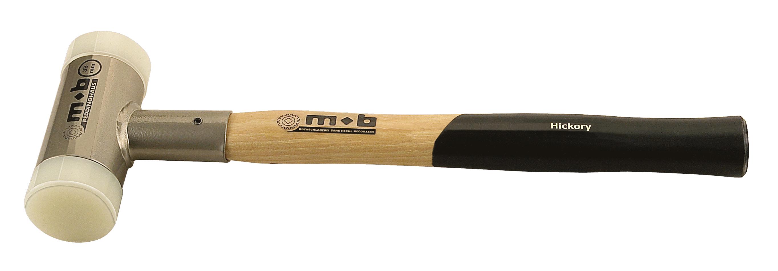 Peddinghaus 5135030060 Terugslagvrije hamer polyurethaan kop 60mm hickory steel