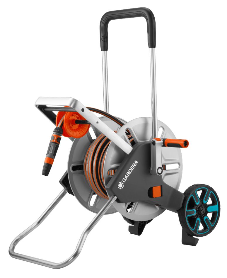 Gardena 18547-20 Slangenwagen AquaRoll M Easy Metal Set