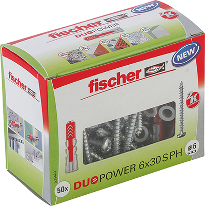Fischer 535463 DUOPOWER 6x30 PH LD met cilinderkop