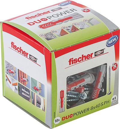 Fischer 535464 DUOPOWER 8x40 PH LD met cilinderkop