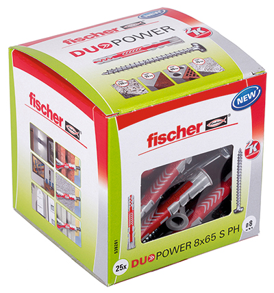 Fischer 538261 DUOPOWER 8 x 65 S PH LD
