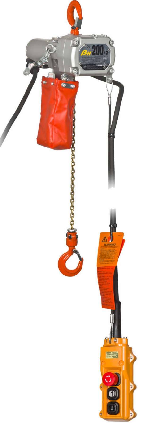 Rema 0511003-3 BETA-H/200KG/3M Elephant BETA 230 V elektrische kettingtakel 1 snelheid 3.0 mtr 200 kg 511003
