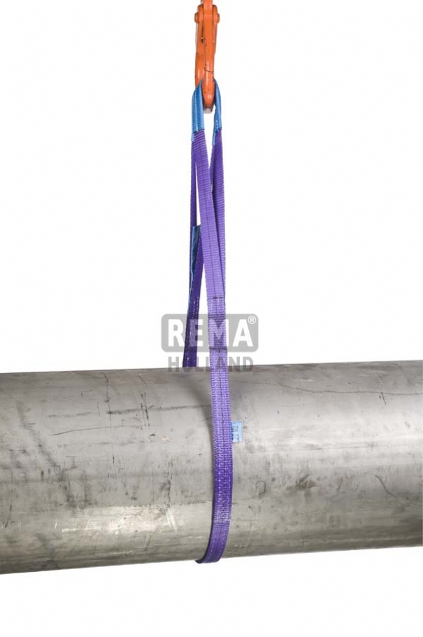 Rema 1211031 S1-PE-1M Polyester hijsbanden met versterkte lussen 1 mtr. 1000 kg