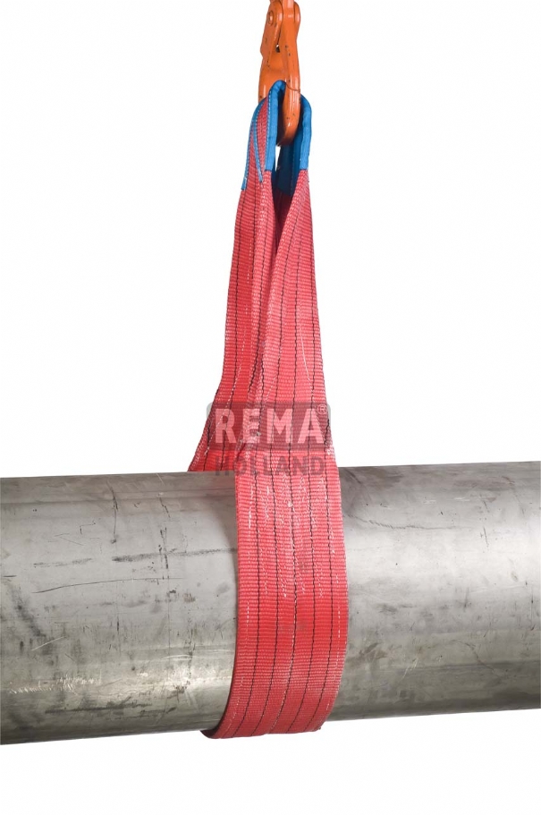 Rema 1211157 S1-PE-3M polyester hijsband met versterkte lussen 3.0 mtr 5000 kg