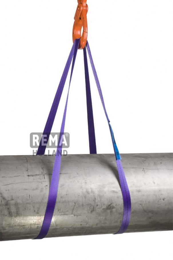 Rema 1212031 S2-PE-0,5M polyester eindloze platte bandstrop 0.5 mtr 1000 kg