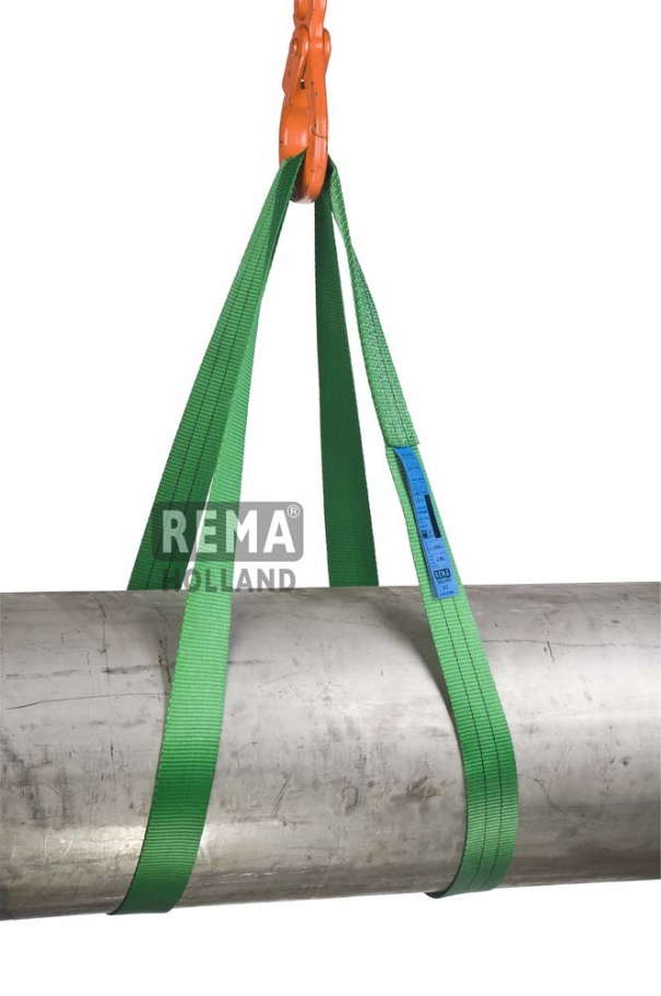 Rema 1212073 S2-PE-3M polyester eindloze platte bandstrop 3.0 mtr 2000 kg