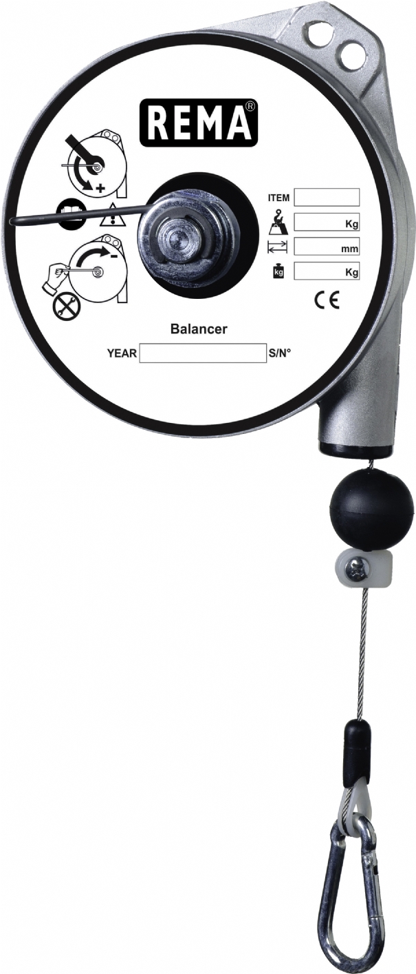 Rema 0629350 9350 Veerbalancer in middelzware uitvoering 10-14 kg 629350