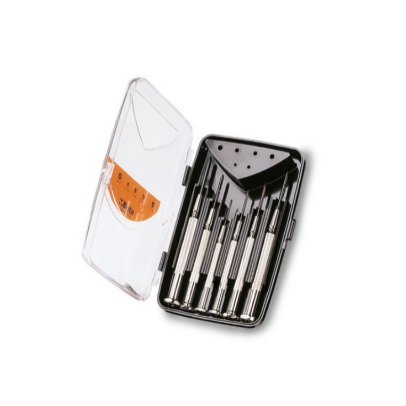 Beta 012290310 1229LPH/A6 6-delig set micro schroevendraaiers van serie 1229LP en 1229PH