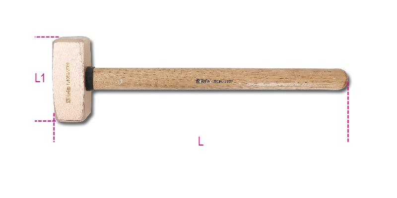 Beta 013800820 1380BA 2000 Vonkvrije vuist met houten steel