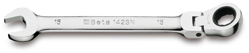 Beta 001420209 142SN 9 Omschakelbare ratelringsteeksleutel met kniegewricht