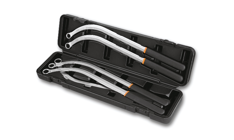 Beta 014770200 1477D/S5 5-delig set ringsleutels voor Vsnaar moeren