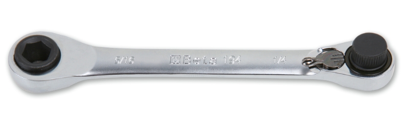 Beta 001940006 194 1/4X5/16 omschakelbare ratelssleutel voor bits