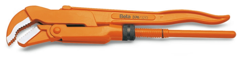Beta 003740063 374 630 Pijpentangen, Zweeds model, 45° gebogen dunne bekken