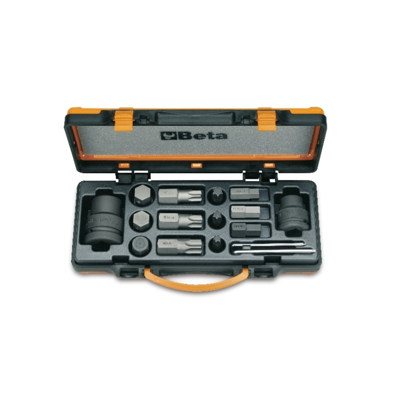 Beta 007270900 727/C16 12 slag bits en 4 accessories