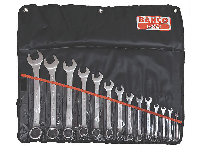 Bahco 111M/17T Ring-steeksleutels 17-delig, afgebogen, metrisch