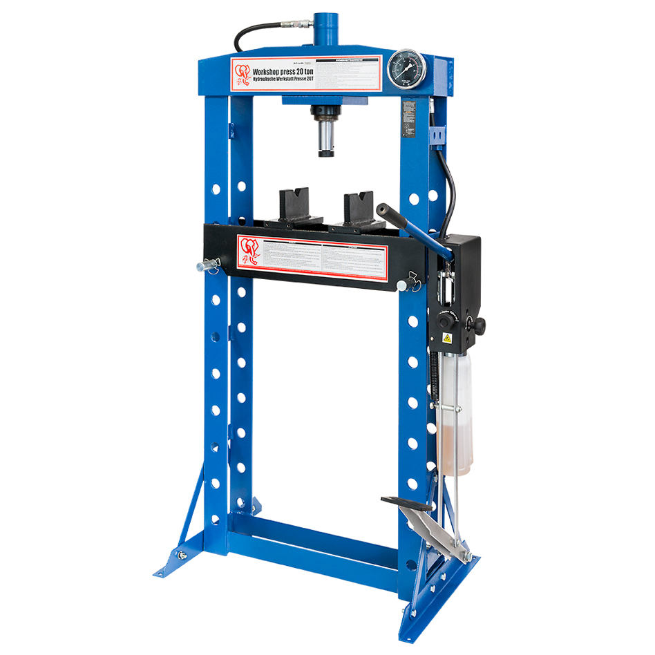 Airpress 79370 Werkplaatspers 20 Ton Dubbele Pomp