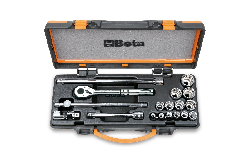 Beta 009100926 910AS/MBM-C18 Dopsleutelset 3/8" Inch maten