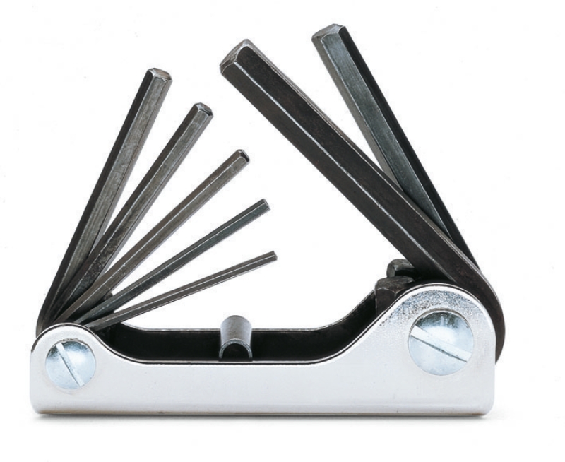Beta 000960643 96N/G7A 7-delige set haakse inbussleutels gebruneerd (art. 96N)