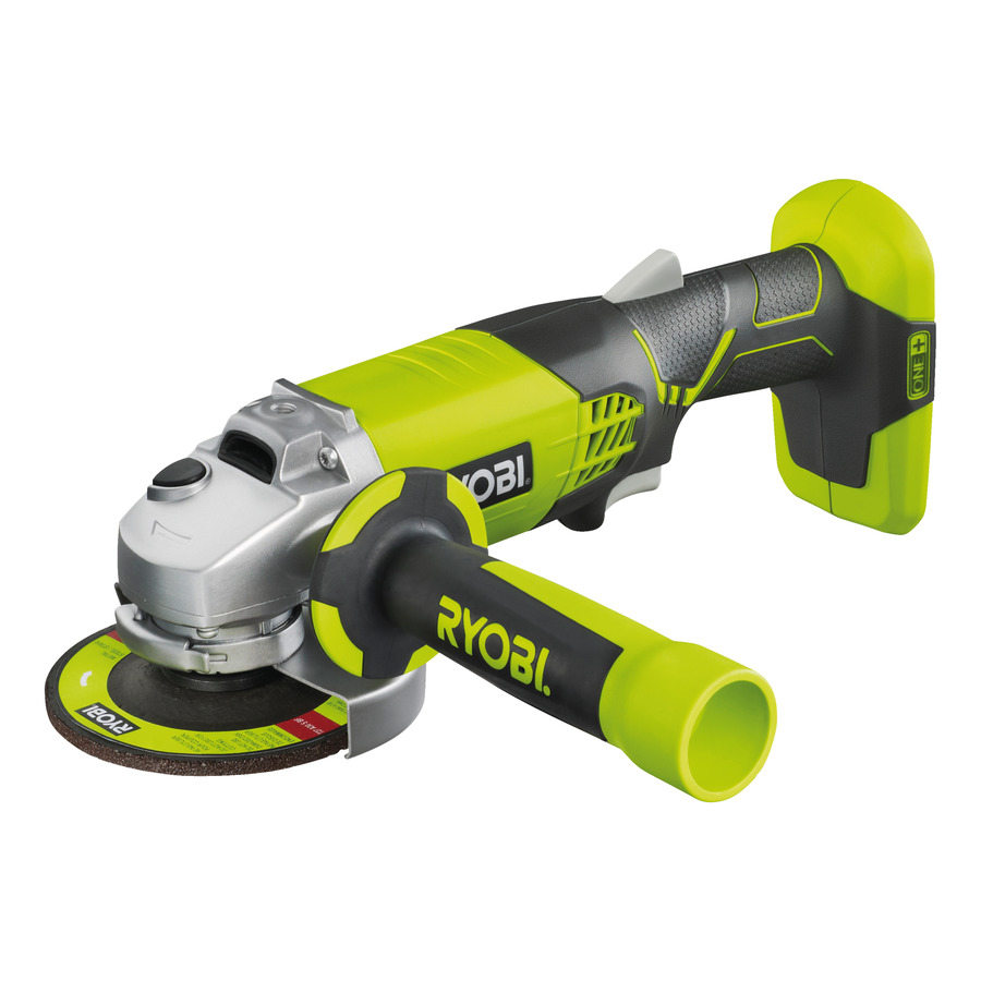 Ryobi 5133001903 R18AG-0 Haakse slijper 115 mm 18 Volt excl. accu's en lader