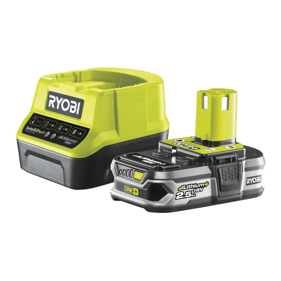 Ryobi Accessoires 5133003359 RC18120-125 Accu One+ 18 Volt 2.5 Ah Li-ion + Oplader