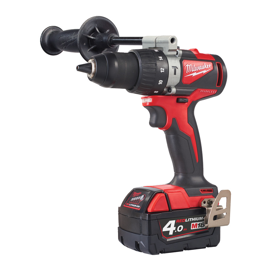 Milwaukee 4933464560 M18 BLPD2-402X Koolborstelloze Accu Compactslagboormachine 18V 4,0Ah Li-Ion