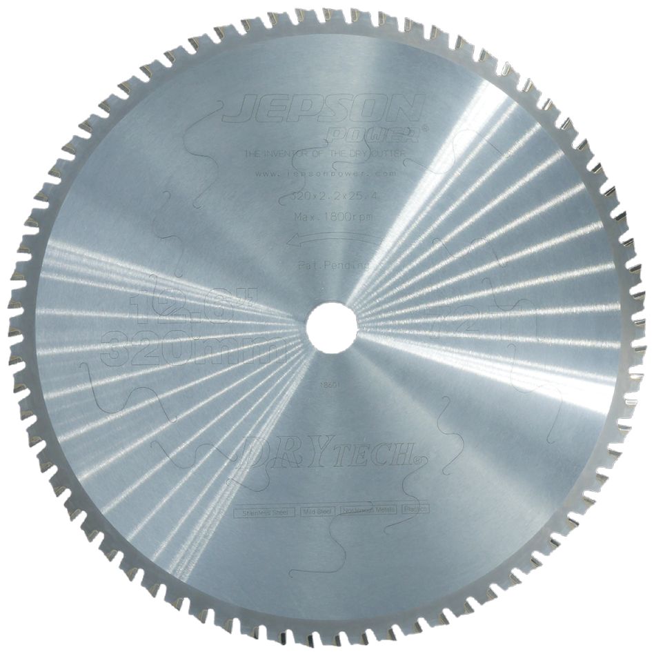 Jepson 608278 Drytech HM Cirkelzaagblad Ø 320 x 25,4 x 2,2 mm 72T voor staal