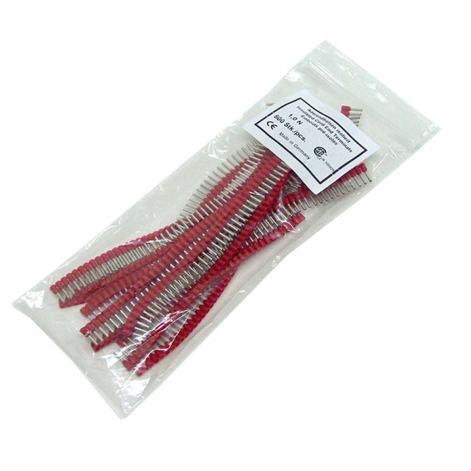 Jokari 60110 VPB Adereindhulzen Rood 1,0 mm² (500st) 60110