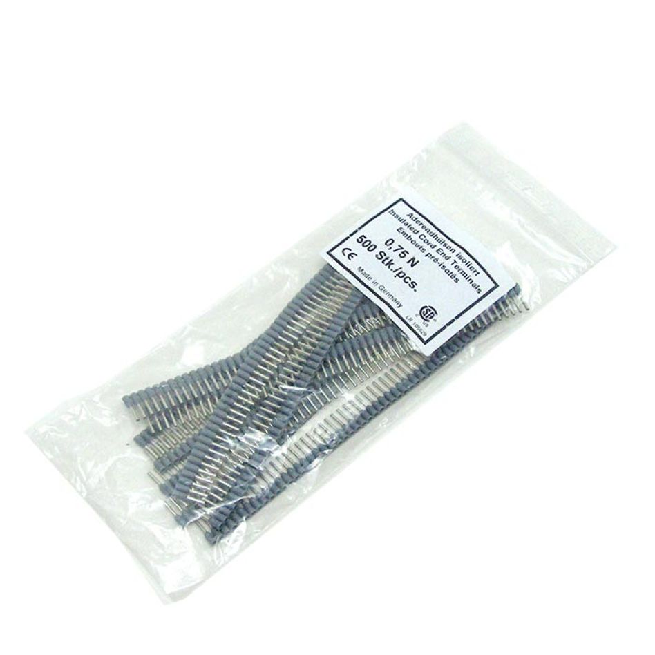 Jokari 60175 VPB Adereindhulzen Grijs 0,75 mm² (500st) 60175