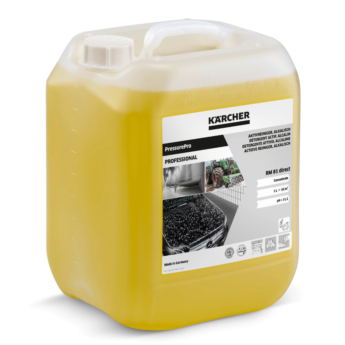 Kärcher Professional 6.296-123.0  PressurePro actieve reiniger, alkalisch RM 81 direct, 10l