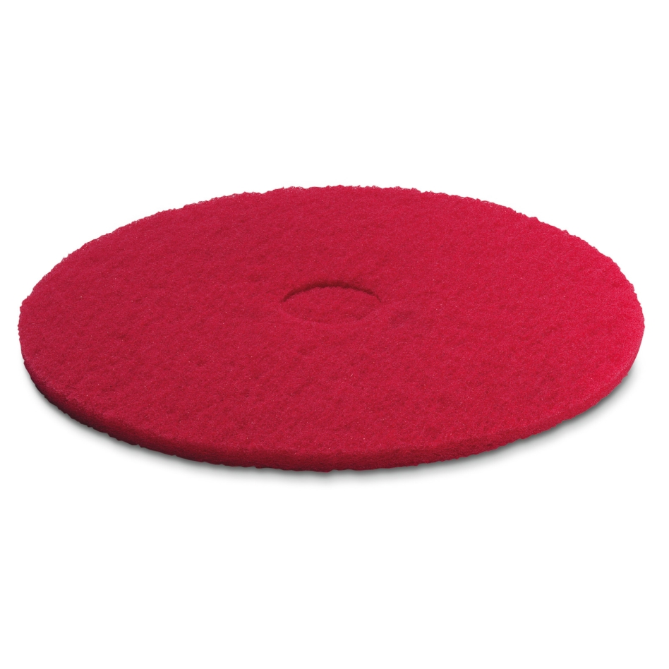 Kärcher Professional 6.369-003.0 Pad, middelzacht, rood, 356 mm 5 stuks