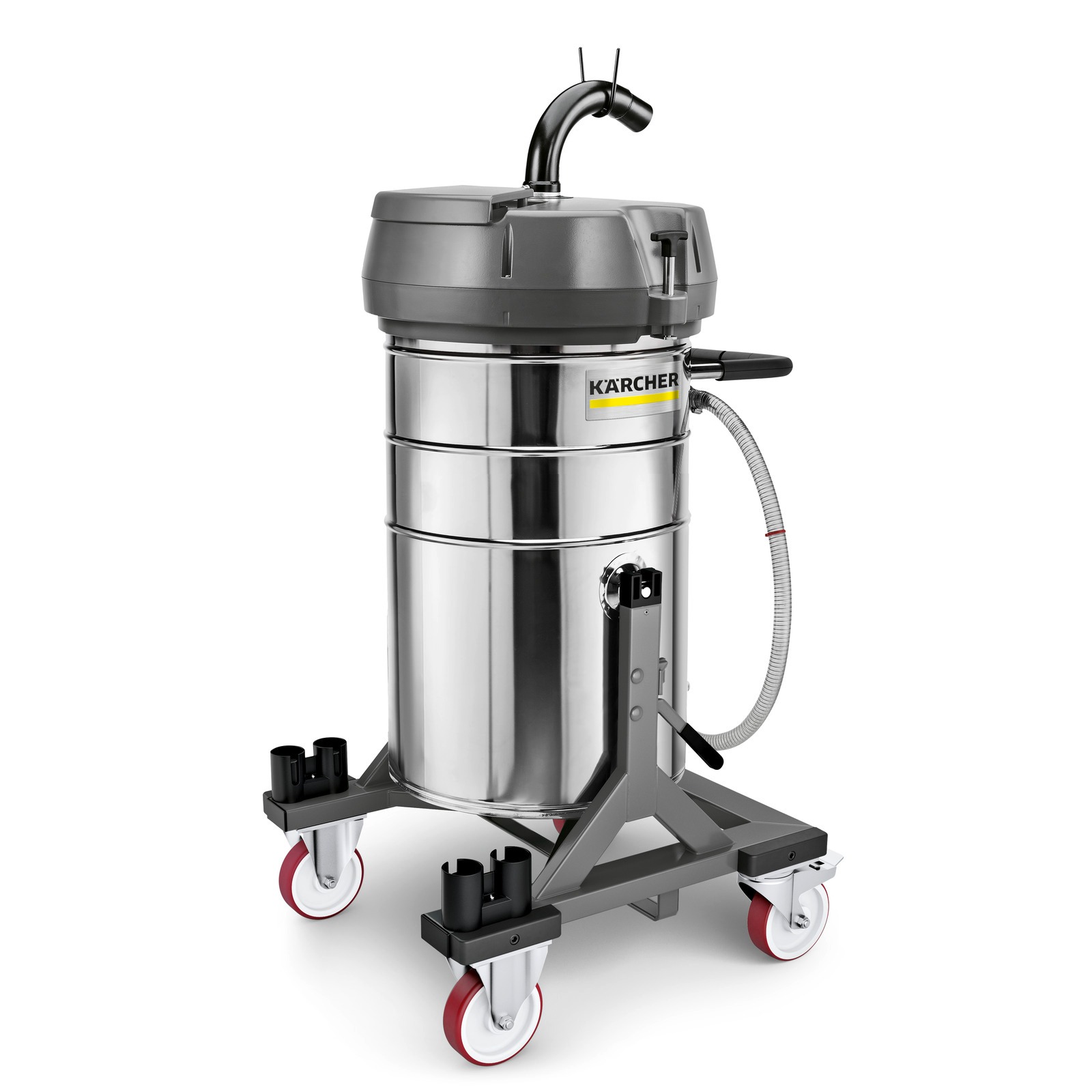 Kärcher Professional 9.987-889.0 IVR-L 120/24-2 Tc Me Industriële stofzuiger RVS 230V 120L 23kPa vloeistof en stof