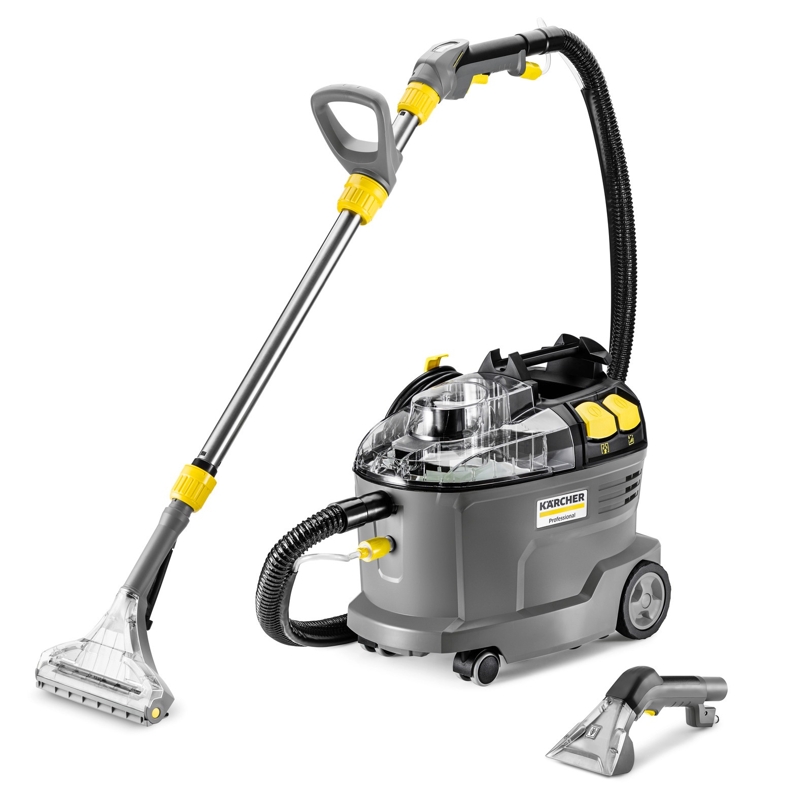 Kärcher Professional 1.100-241.0 Puzzi 8/1 Adv EU Sproei-extractie machine 230V 71l/s 1bar 27kPa meubels & tapijten incl. accessoires