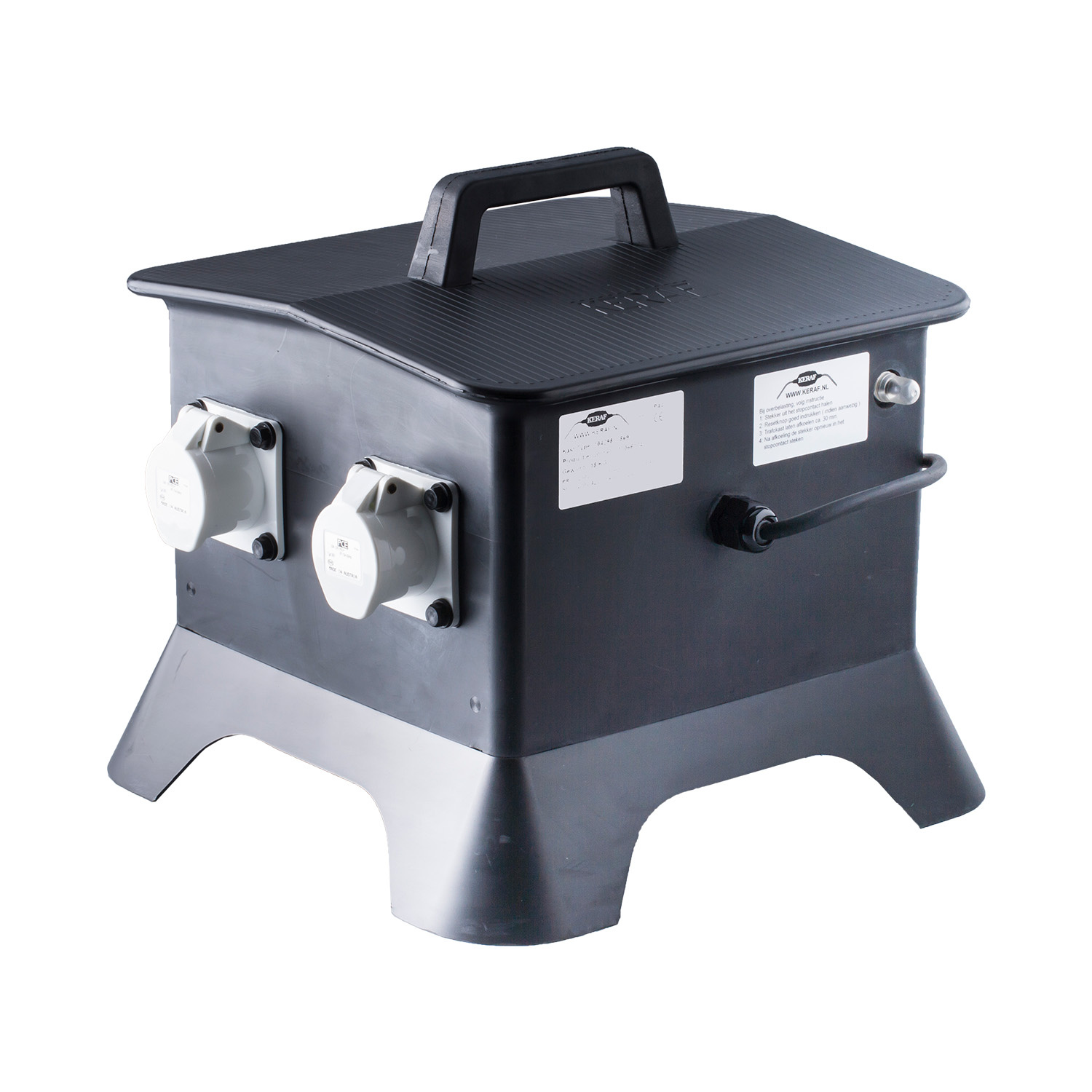 Keraf 104390 Veiligheidstrafo 230V>4x16/2/42 12h 1300VA