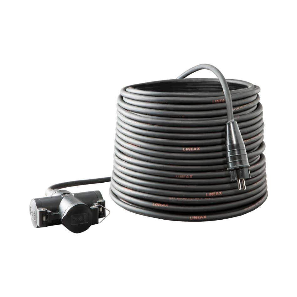 Keraf 105960 Verlengkabel 10 m 3x2,5 mm² H07RN-F met 802