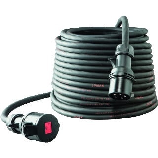 Keraf 105684 Verlengkabel 25 m H07RN-F 3G2,5 CEE 16/3/50-250VDC