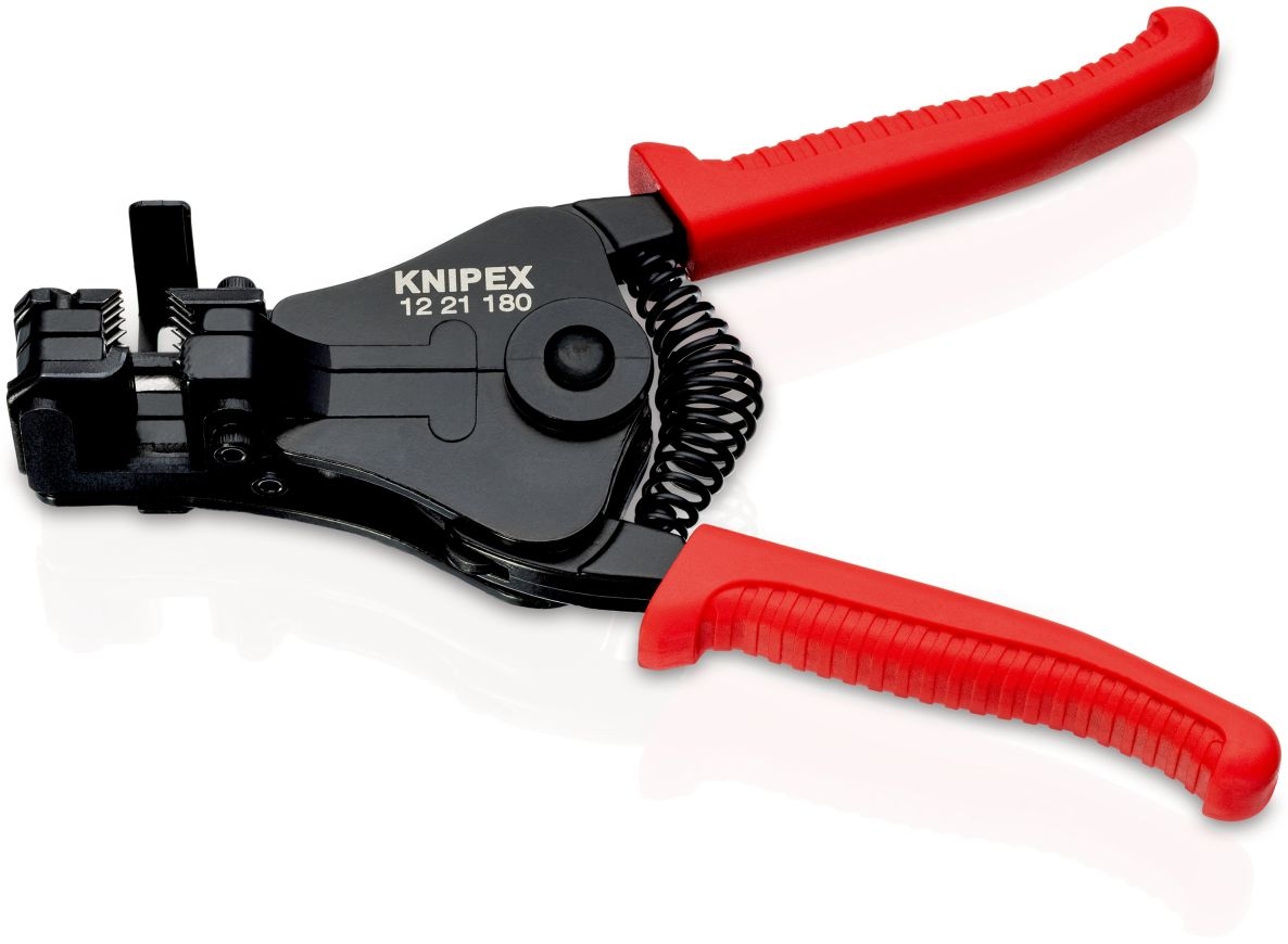 Knipex 12 21 180 Afstriptang met verwisselbare messen 0,5 / 0,75 / 1,0 / 1,5 / 2,5 / 4,0 / 6,0 mm²