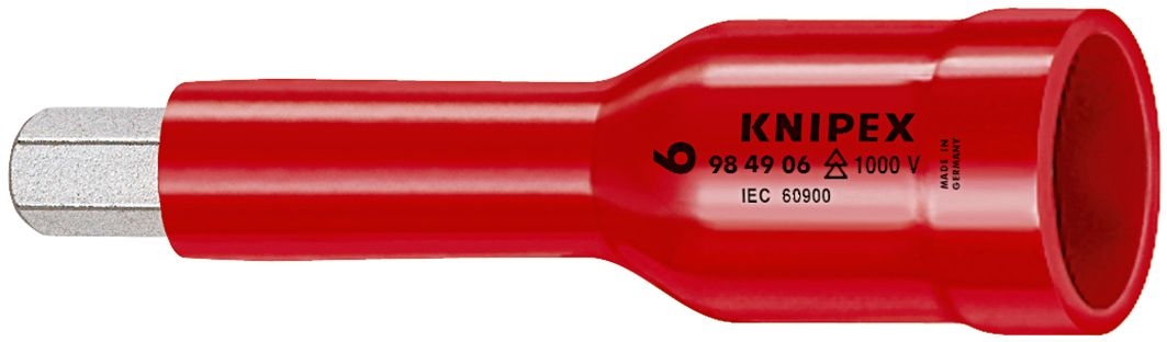 Knipex 98 49 06 Dop voor ratel, voor binnenzeskantschroeven 6 mm
