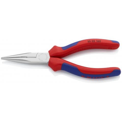 Knipex 25 05 160 Platspitse tang met zijsnijder 160 mm