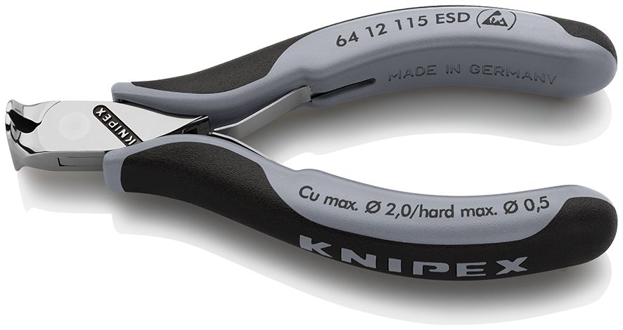 Knipex 64 12 115 ESD Elektronica-voorsnijtangen ESD 115 mm