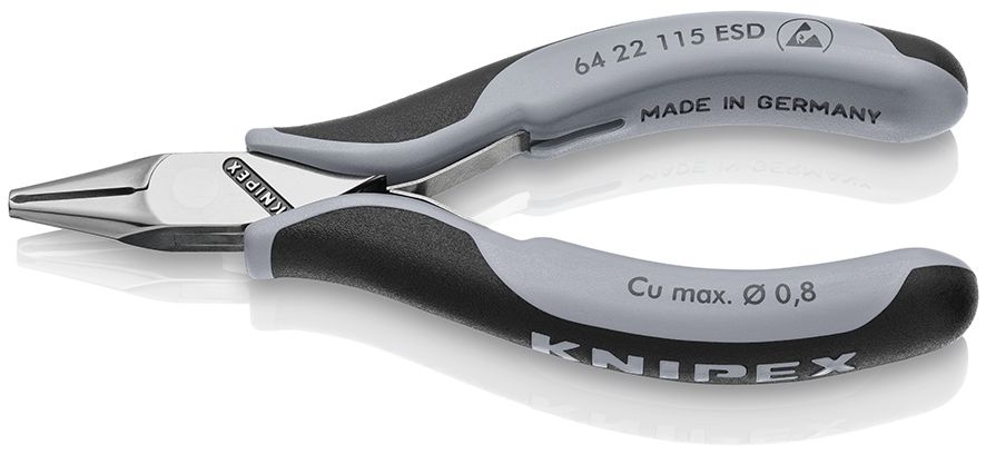 64 12 115 ESD Knipex Elektronica-voorsnijtang 115 mm