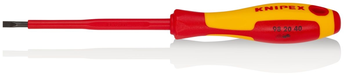 Knipex 98 20 40 Schroevendraaier voor sleufschroeven 4.0 mm