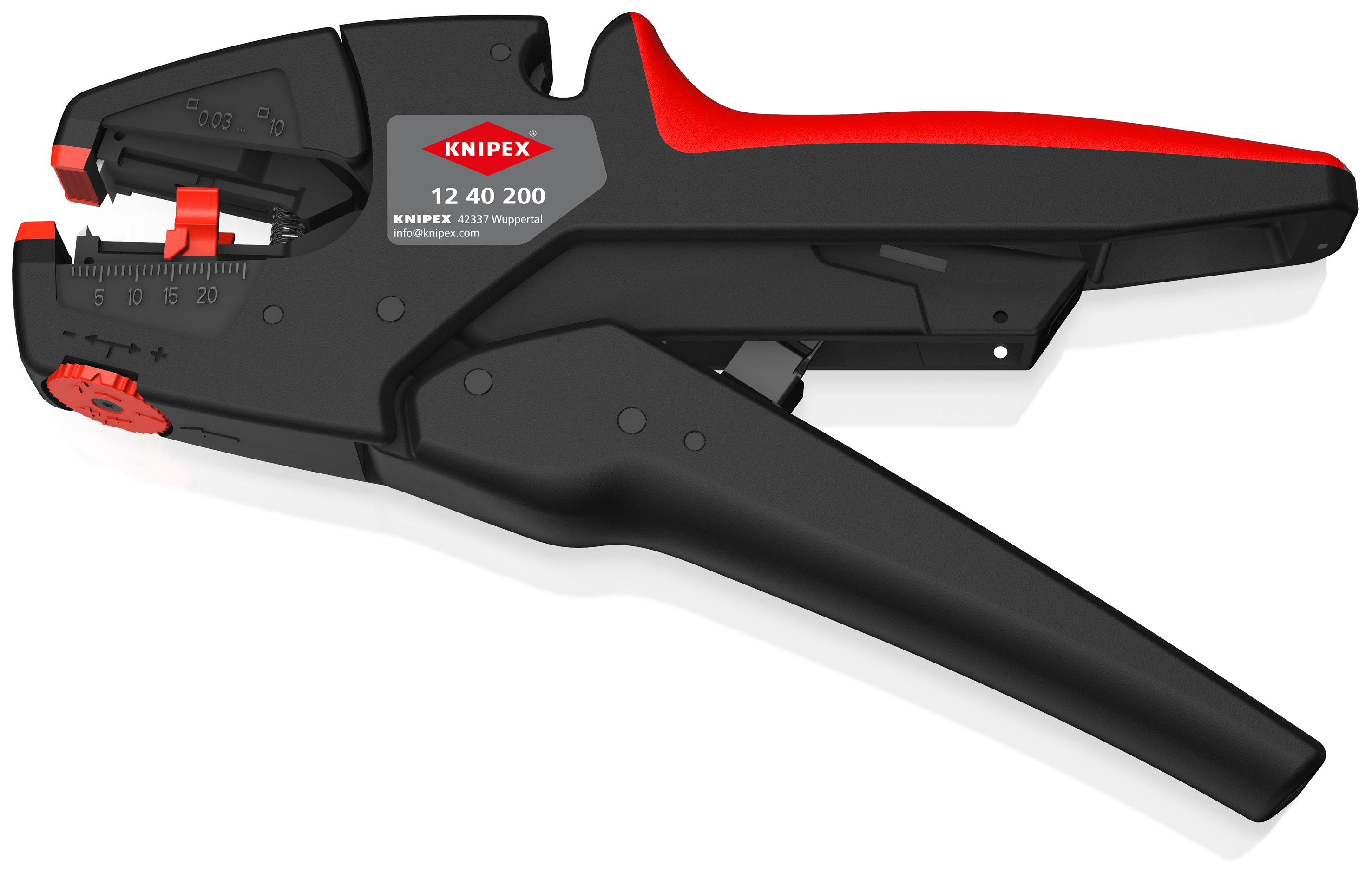 Knipex 12 40 200 Zelfinstellende afstriptang 200 mm