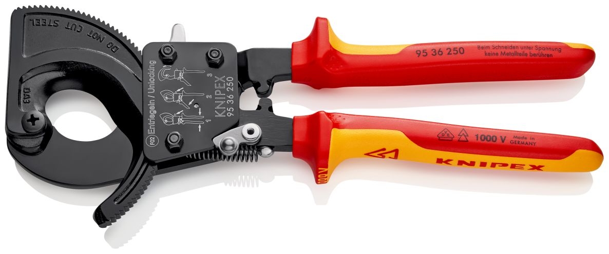 Knipex 95 36 250 VDE Kabelschaar 250 mm