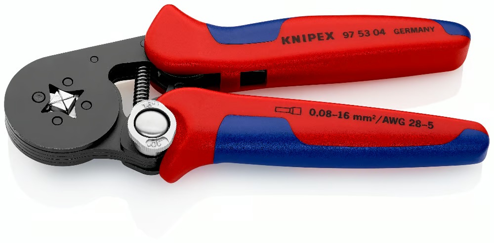Knipex 975304 Zelfinstellende krimptang voor adereindhulzen