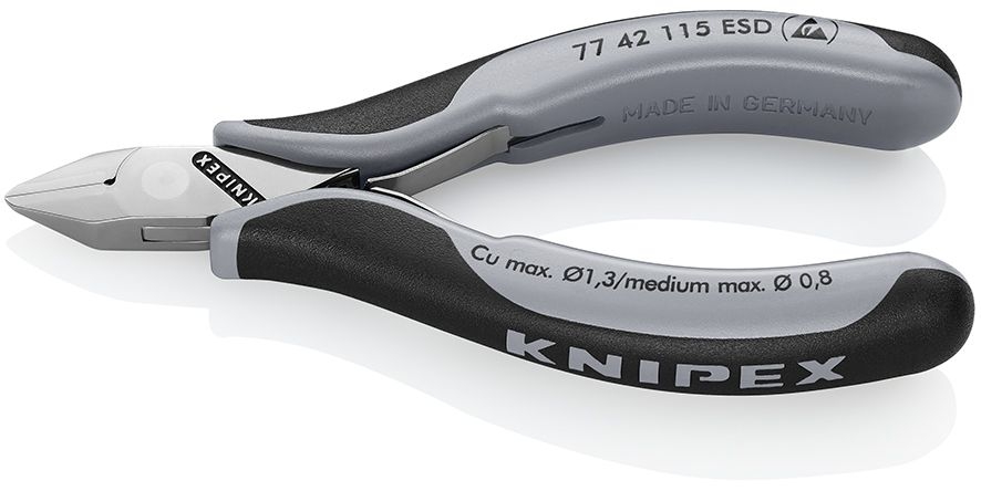 Knipex 77 42 115 ESD Elektronica-zijsnijtang ESD 115 mm