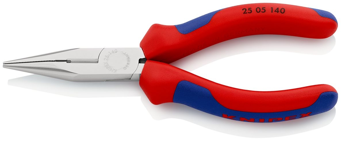 Knipex 25 05 140 Platspitse tang met zijsnijder 140 mm