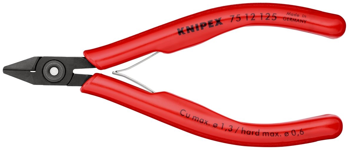 Knipex 75 12 125 Elektronica-zijsnijtang 125 mm