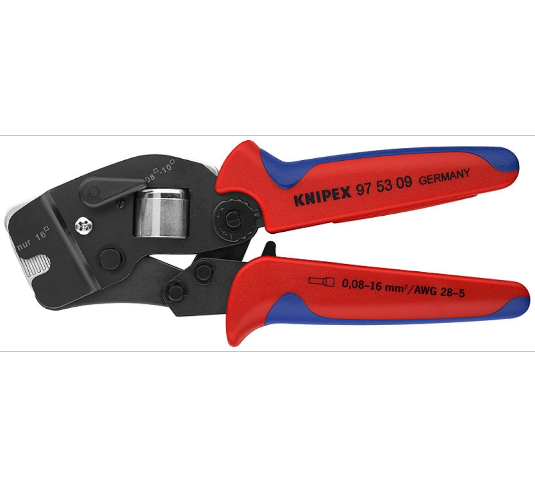 Knipex 97 53 09 SB Zelfinstellende krimptang voor adereindhulzen